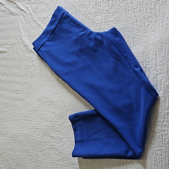 LOFT WOMENS  MARISA PANTS SIZE 12 BLUE COLOR PREOWNED CONDITION - Picture 13 of 17